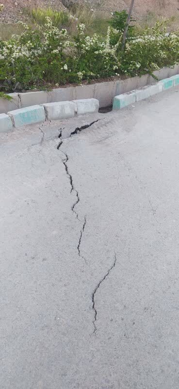فرونشست زمین در معابر پردیس