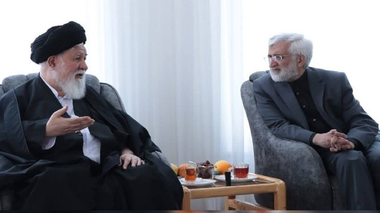 حضور سعید جلیلی در منزل شهید رئیسی