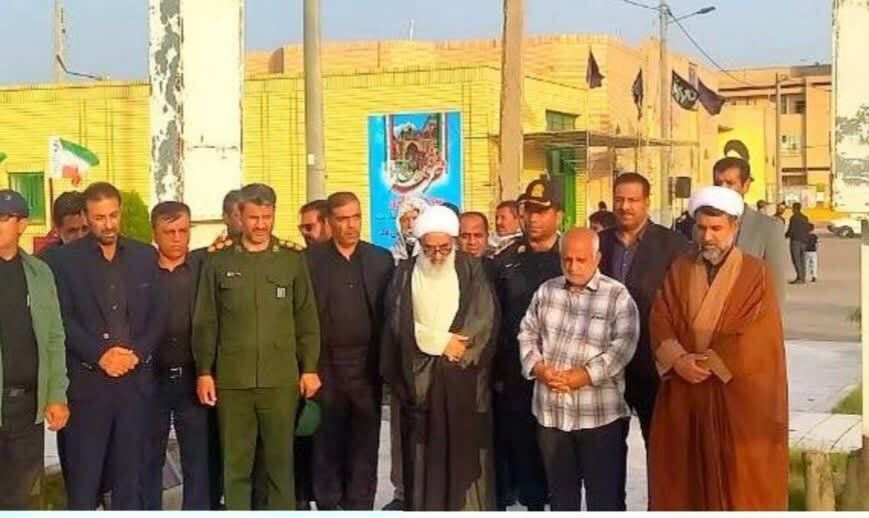 مراسم غبارروبی و عطر افشانی به مناسبت آزادسازی خرمشهر