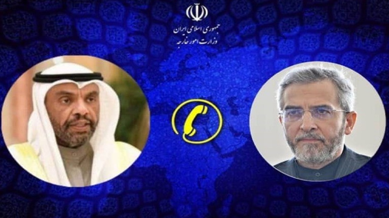 رایزنی وزیر خارجه کویت با باقری