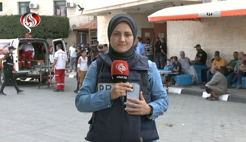 خبرنگار فلسطینی خبرنگار فلسطینی