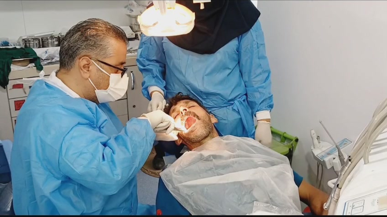 خدمت رسانی پزشکی رایگان هلال احمر در میناب