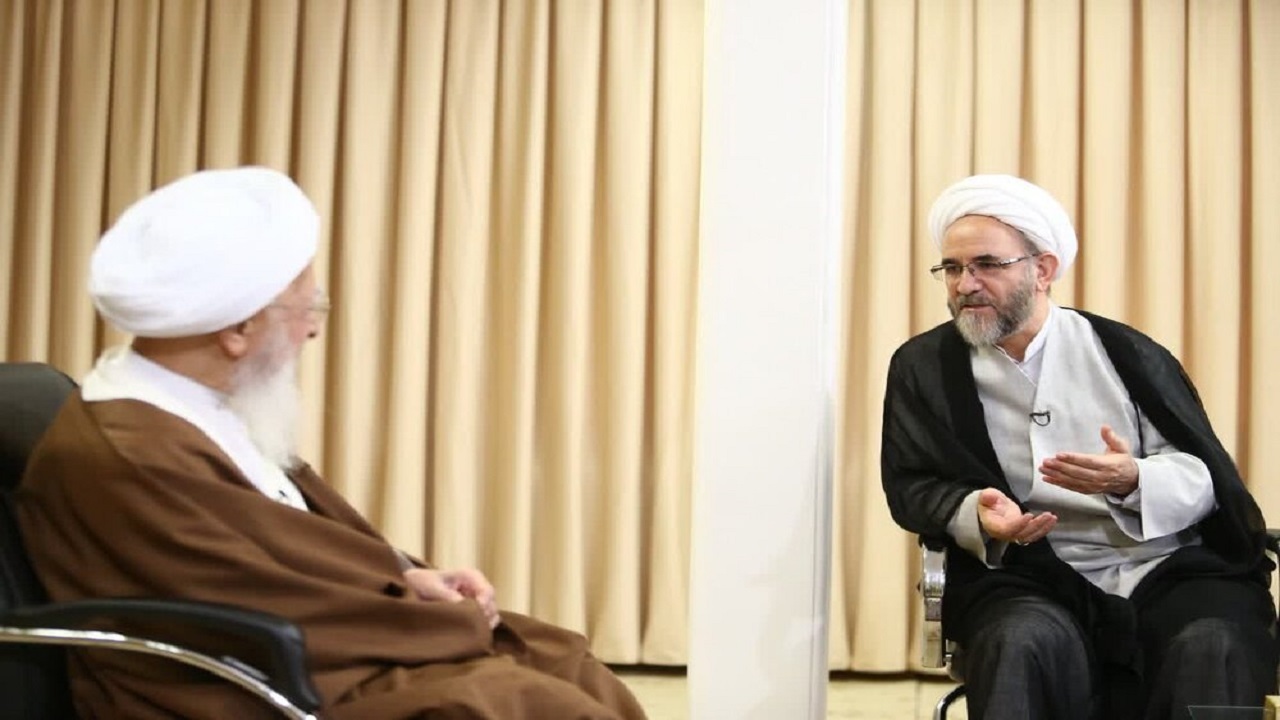 دیدار رئیس دیوان عدالت اداری کشور با آیت الله جوادی آملی