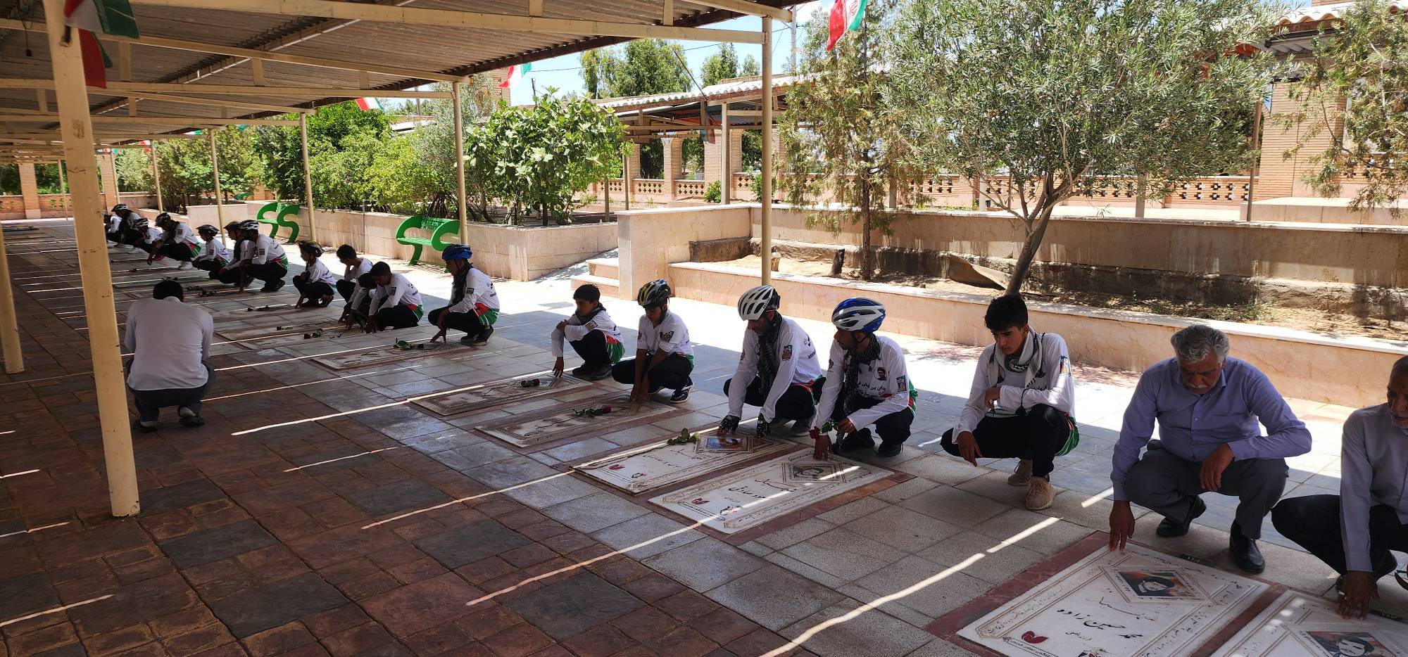 کاروان دوچرخه سواری بهاآبادِ یزد به زرند رسید