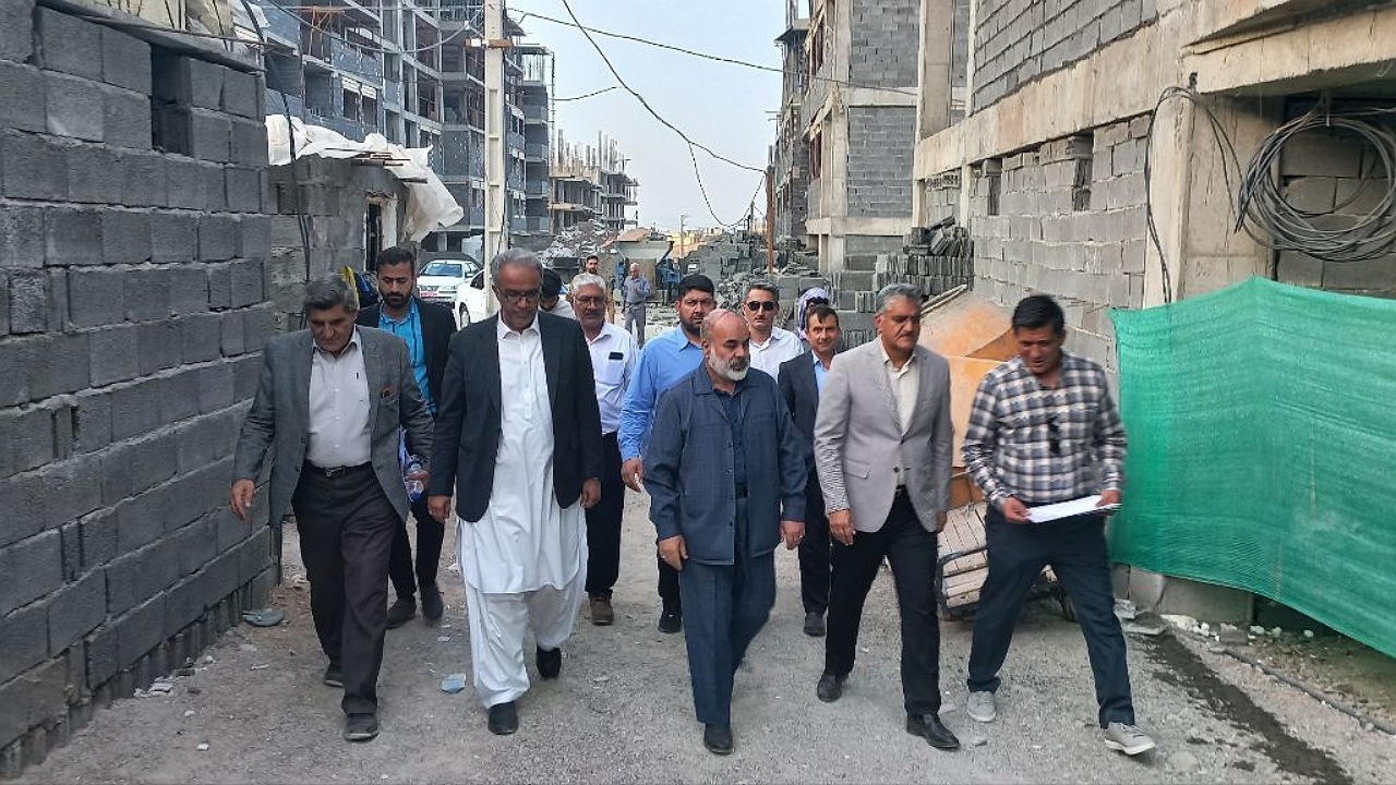 پیشرفت فیزیکی سایت ۱۱۳ هکتاری تفتان شهر زاهدان از مرز ۴۵ درصد فراتر رفت