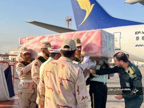 ورود پیکر شهید حمله اشرار مسلح به صندوق انتخابات در سیستان و بلوچستان به خوزستان