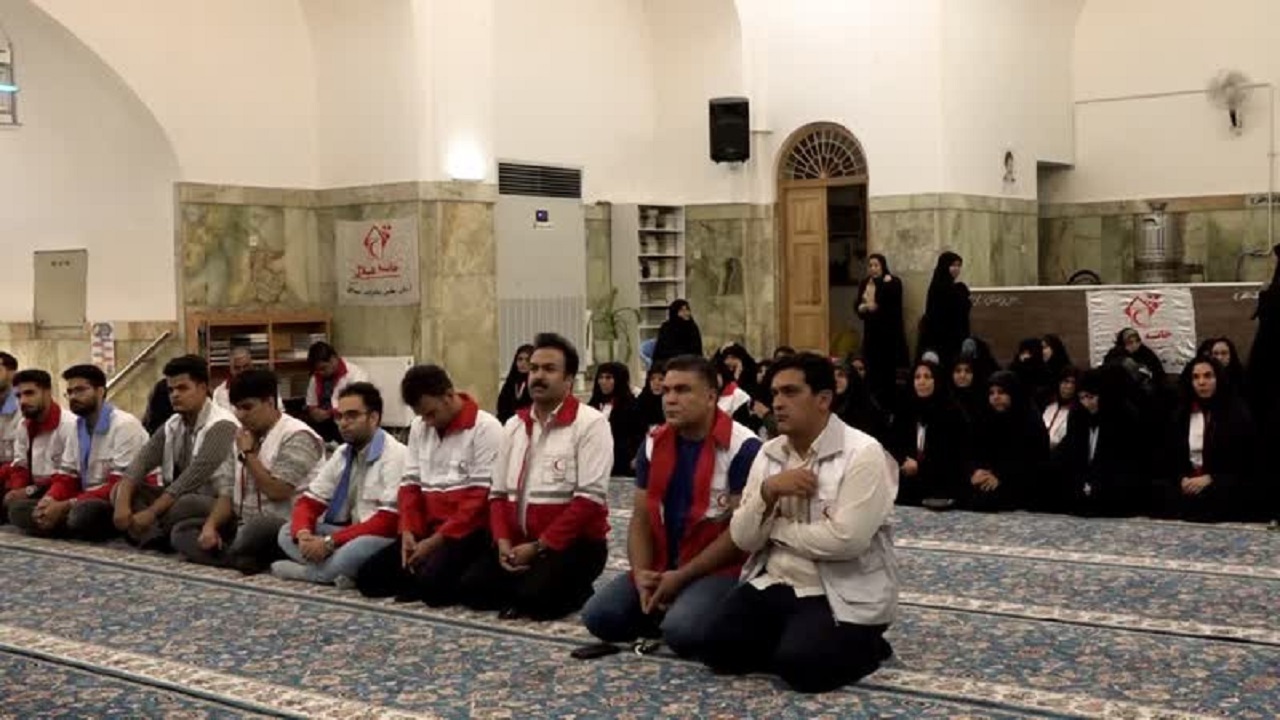 گردهمایی جوانان، داوطلبان و امدادگران جمعیت هلال احمر بافق