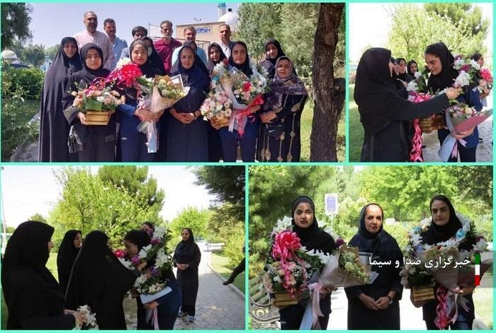 استقبال از هندبالیست‌های ملی پوش ملایر