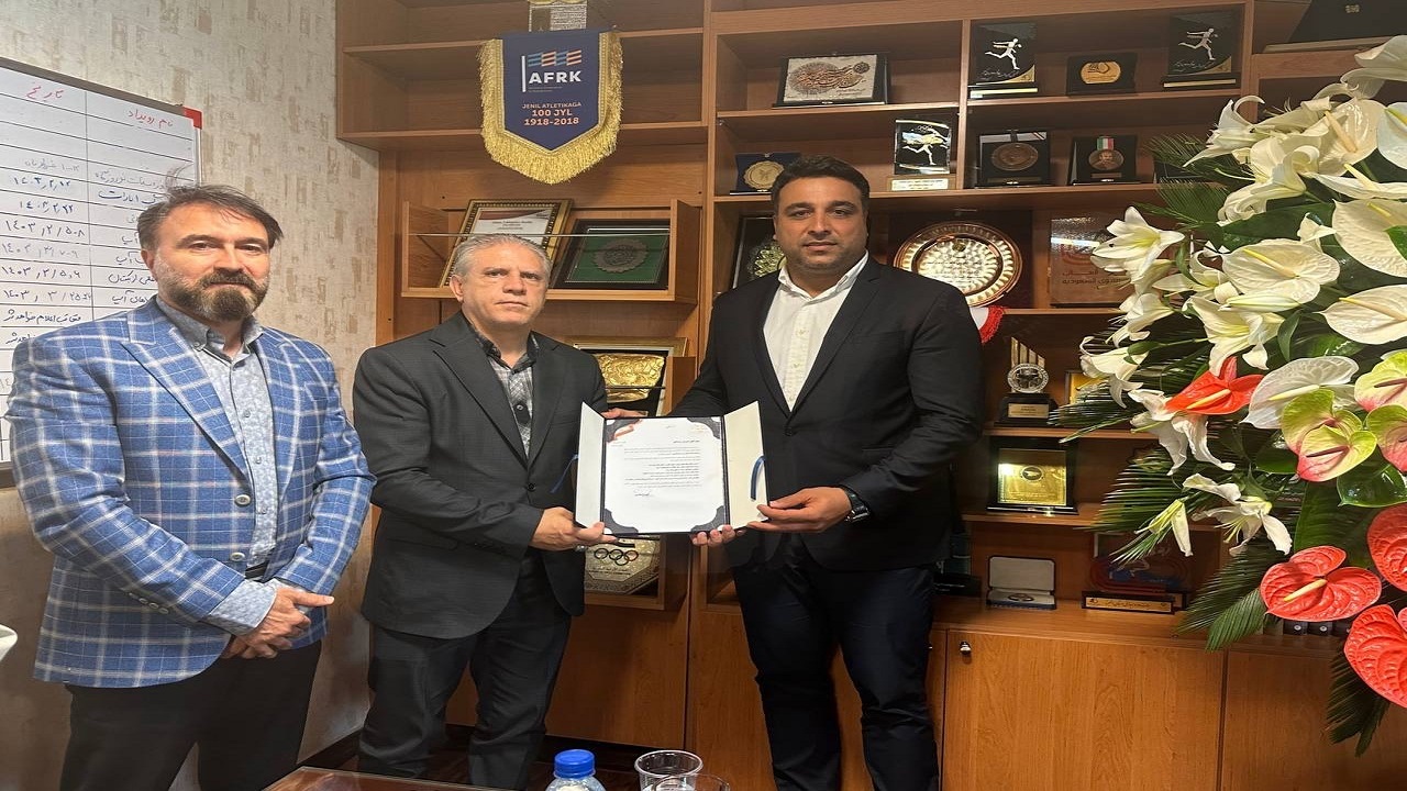 برگزاری مراسم معارفه احسان حدادی در فدراسیون دوومیدانی
