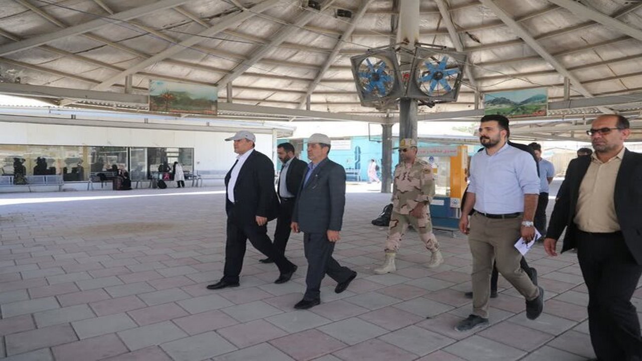 بازدید استاندار ایلام از پایانه مرزی مهران