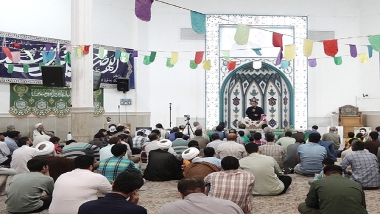 اجتماع مردم پردیسان در مسجد خاتم الانبیا