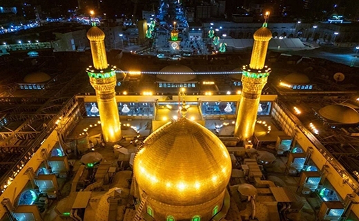 نمایی از حرم امام حسین (ع)