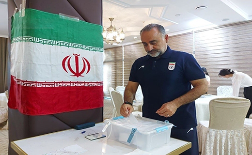 اعضای تیم ملی فوتبال جوانان در قرقیزستان
