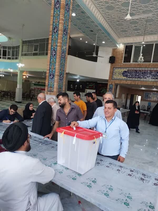 گوش هایی از مراسم انتخابات ریاست جمهوری