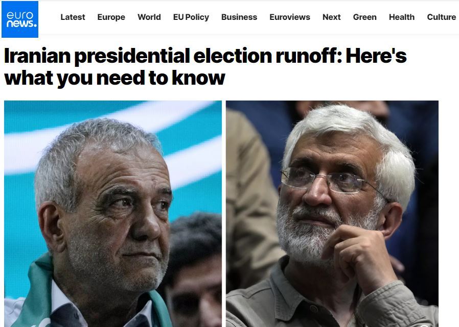 بازتاب دور دوم چهاردهمین انتخابات ریاست جمهوری ایران در یورونیوز