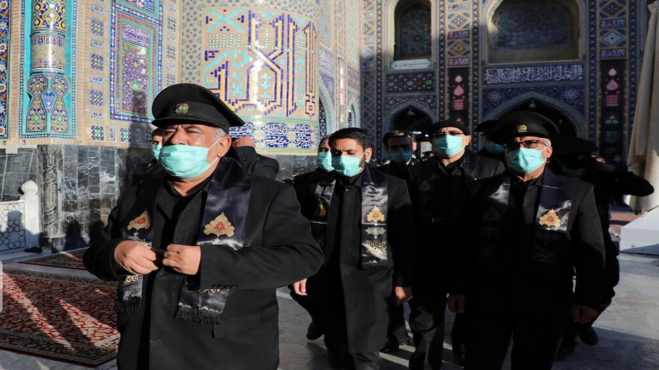 برگزاری آئین سنتی  صلا  در حرم مطهر رضوی همزمان با نخستین روز از ماه محرم
