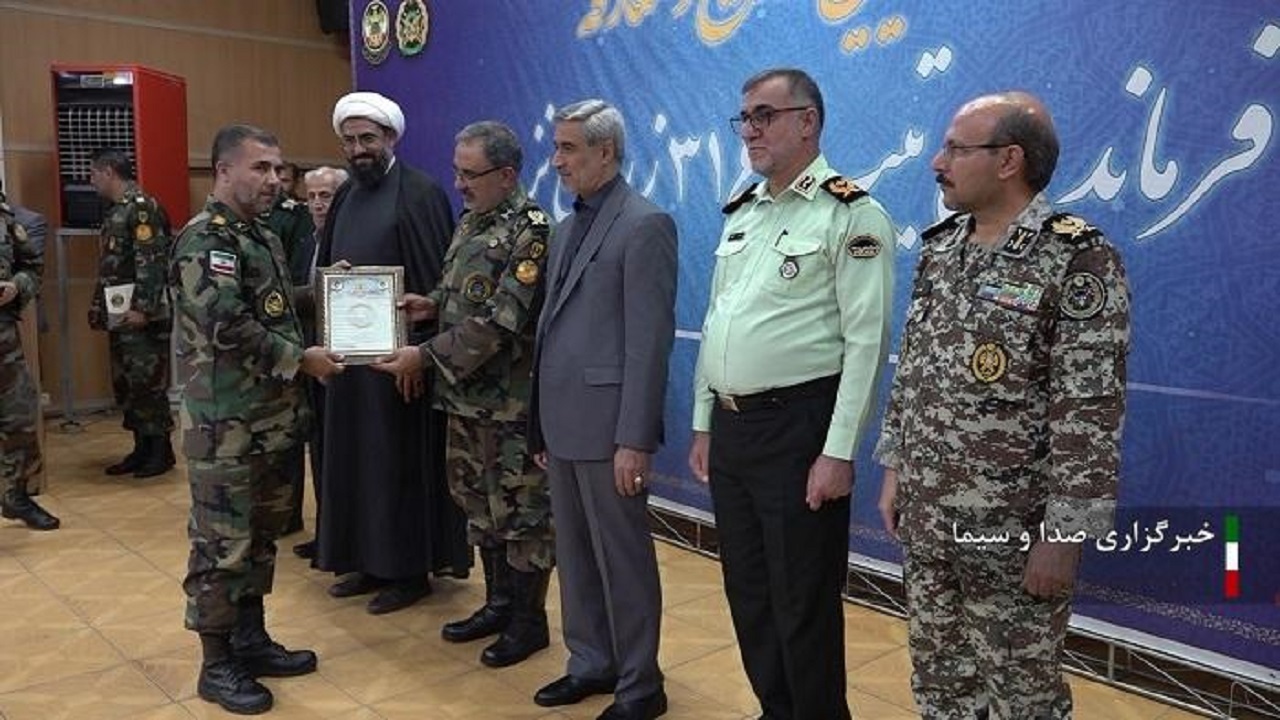 تودیع و معرفی فرمانده تیپ ۳۱۶ ارتش در همدان