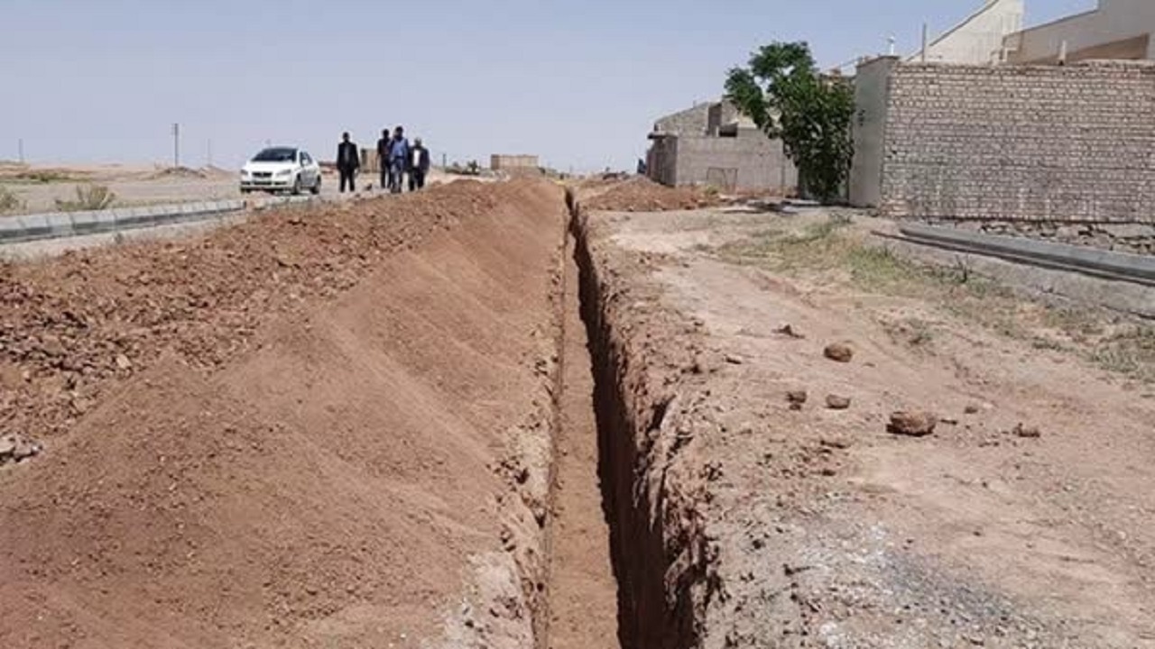 گازرسانی به فاز سوم طرح مسکن جوانان روستای صرم قم