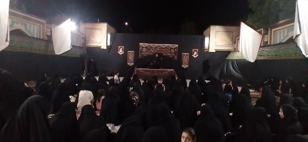 مراسم سوگواری حسینی در صالح آباد