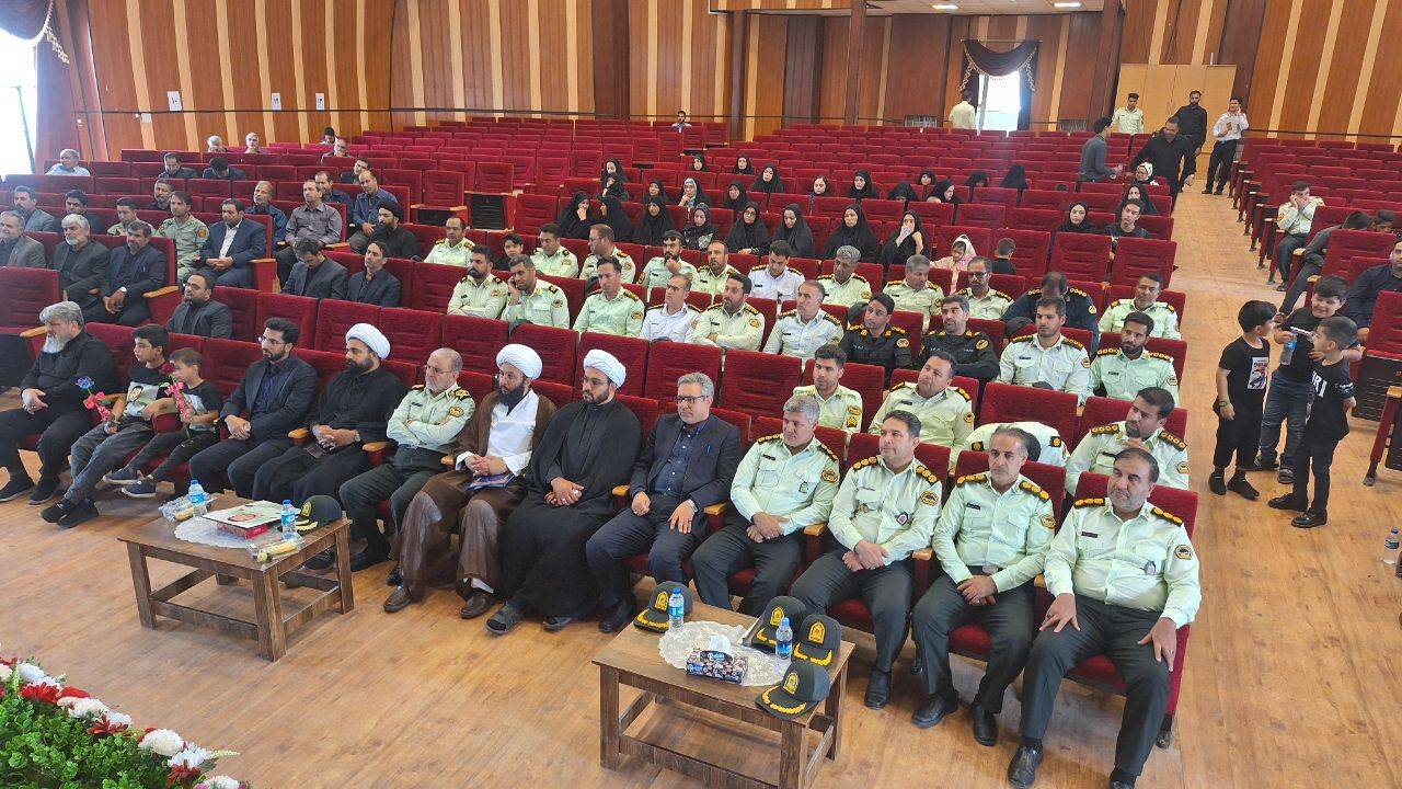 آیین تودیع و معارفه فرماندهی انتظامی کوهبنان