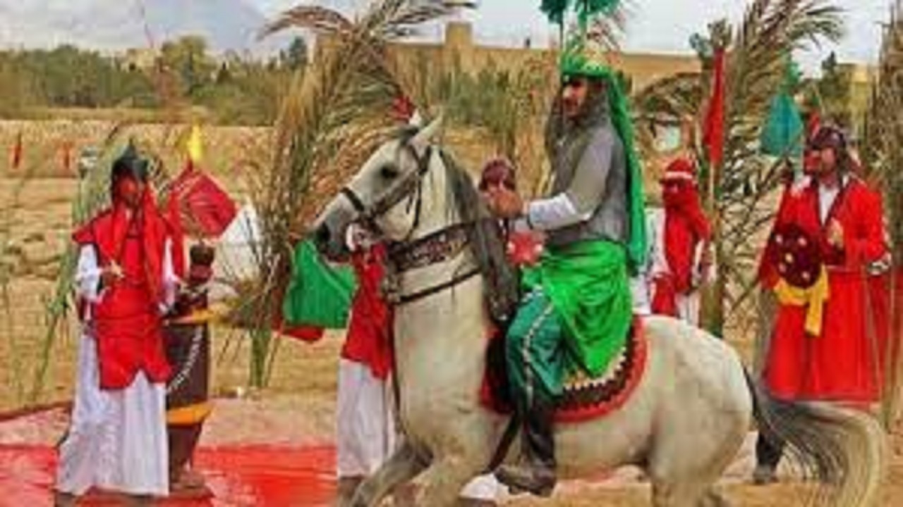 برگزاری مراسم تعزیه‌خوانی در حسین‌آباد‌ناظم ملایر