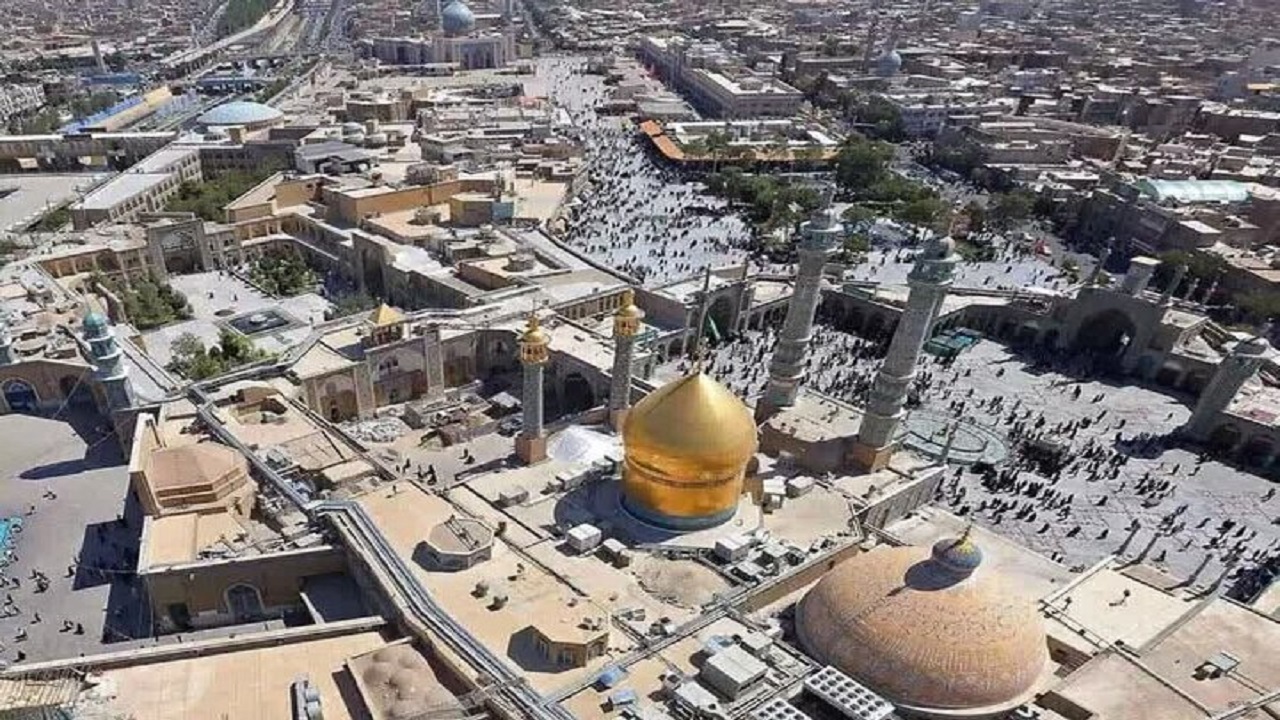 ایجاد نظرگاه گنبد حرم حضرت معصومه (س) از روی پل راه‌آهن قم