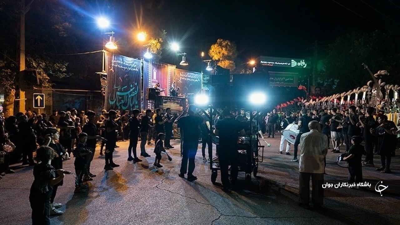 عزاداری شیفتگان امام حسین (ع) در مهاباد