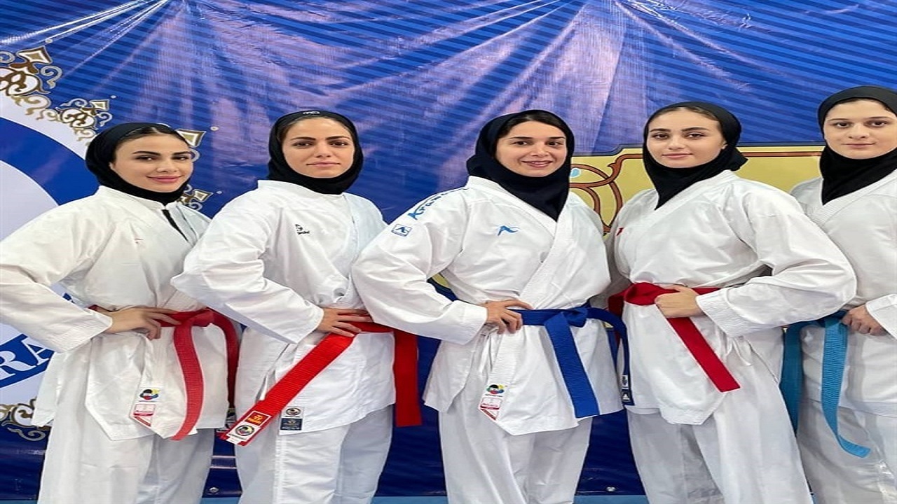 رقابت دختران کاراته کا در مجومرد