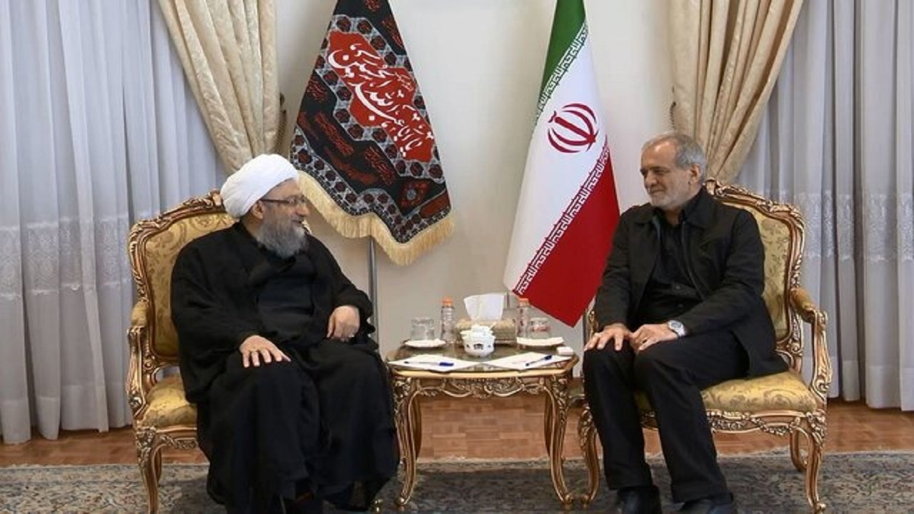 آملی لاریجانی با دکتر پزشکیان دیدار کرد