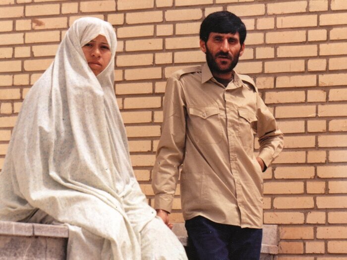 &nbsp;شهید صالحی و همسرش