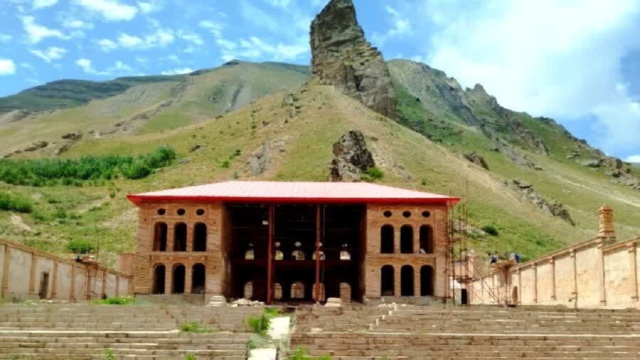 پیشرفت مرمت کاخ شهرستانک به بیش از ۸۰ درصد رسید