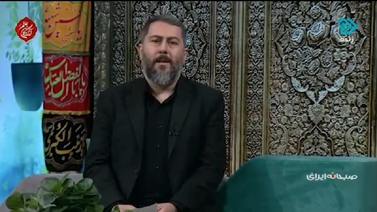 سراییدن شعر پرمعنا در وصف امام حسین (ع) + فیلم