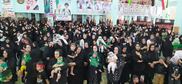 همایش شیرخوارگان حسینی در پارس‌آباد