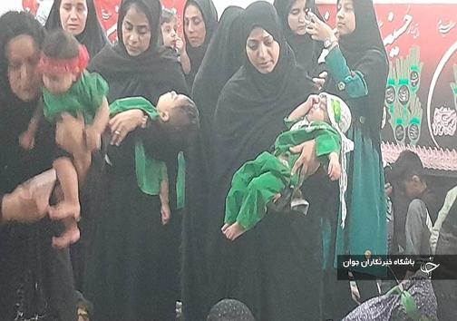مراسم شیرخوارگان حسینی در هرمزگان
