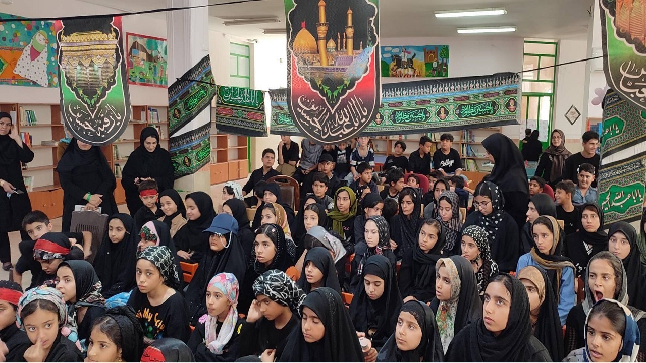 مهمانان کوچک امام حسین (ع) در کانون پرورش فکری لنده