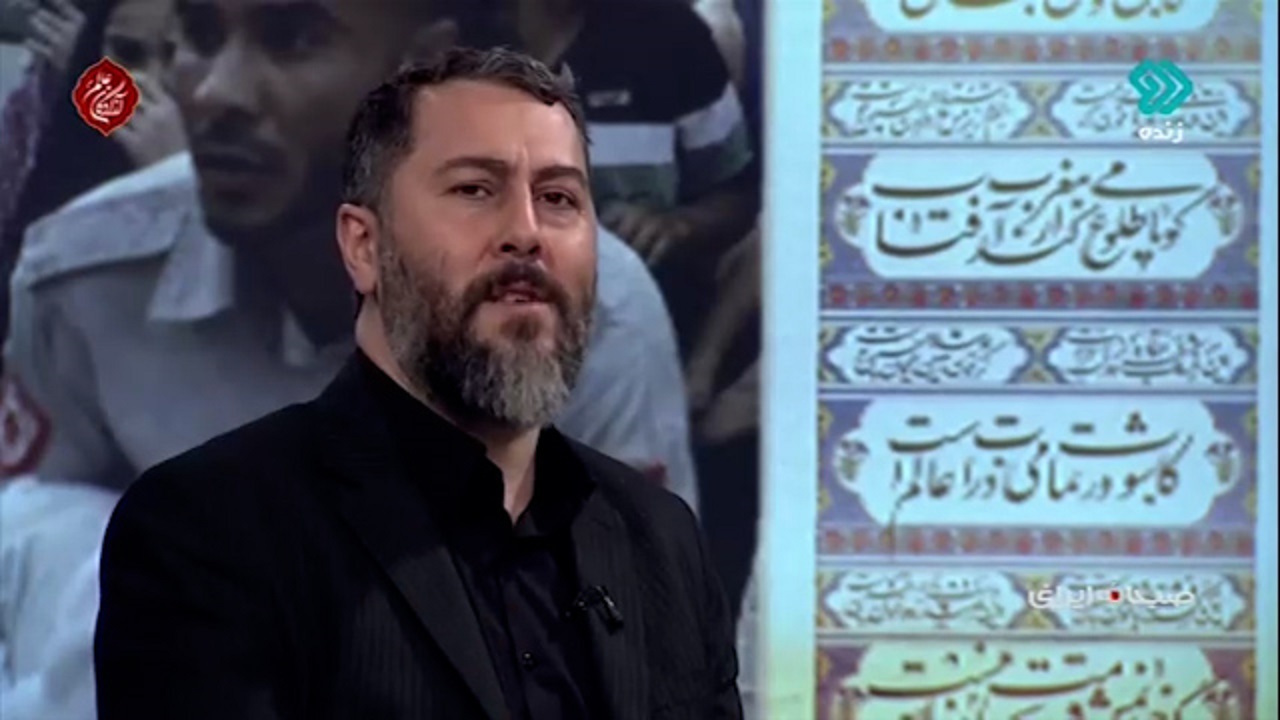 سرودن شعری درباره حضرت علی اصغر (ع) + فیلم