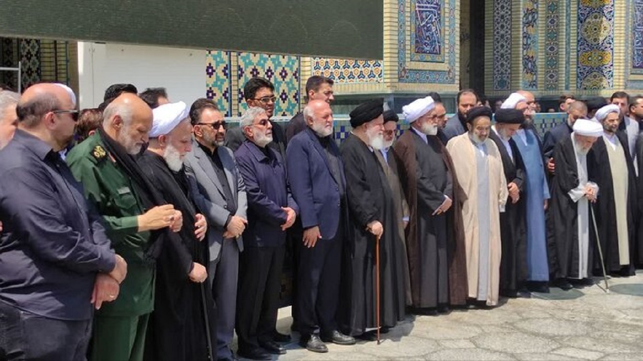 پیکر مرحوم حجازی در حرم مطهر رضوی به خاک سپرده شد