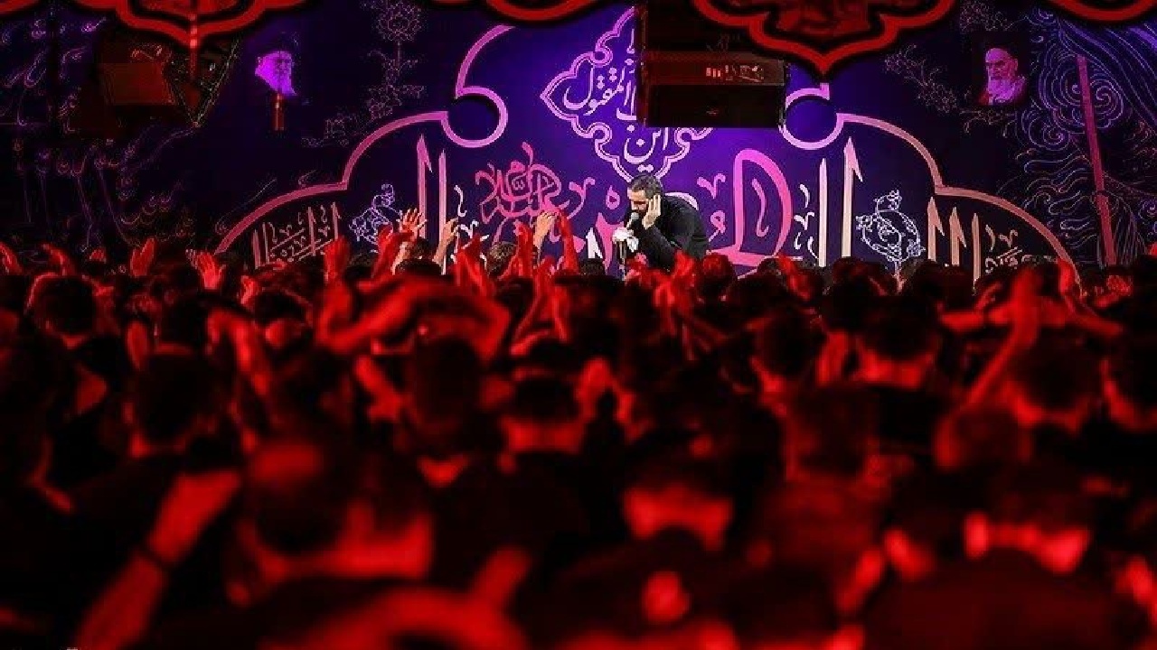 شب های محرم در مصلی الغدیر خرم آباد+فیلم