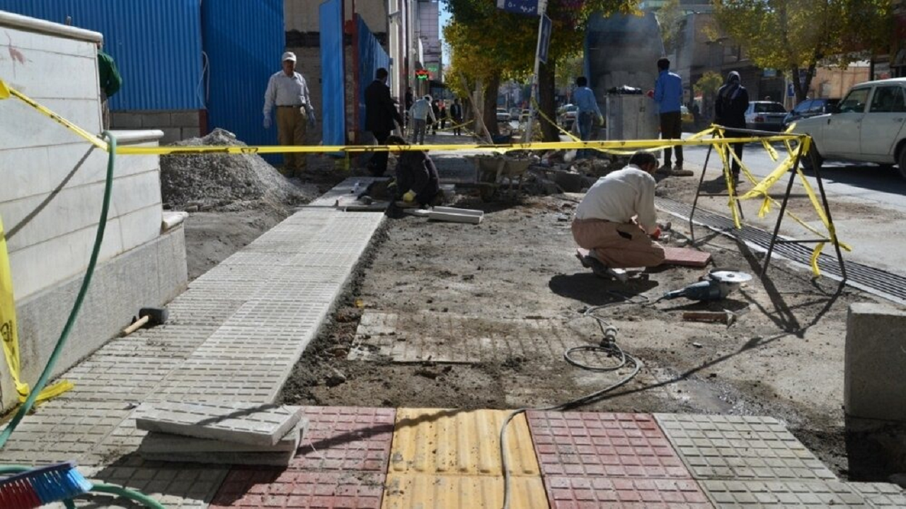 اصلاح هندسی میدان بسیج شهرکرد