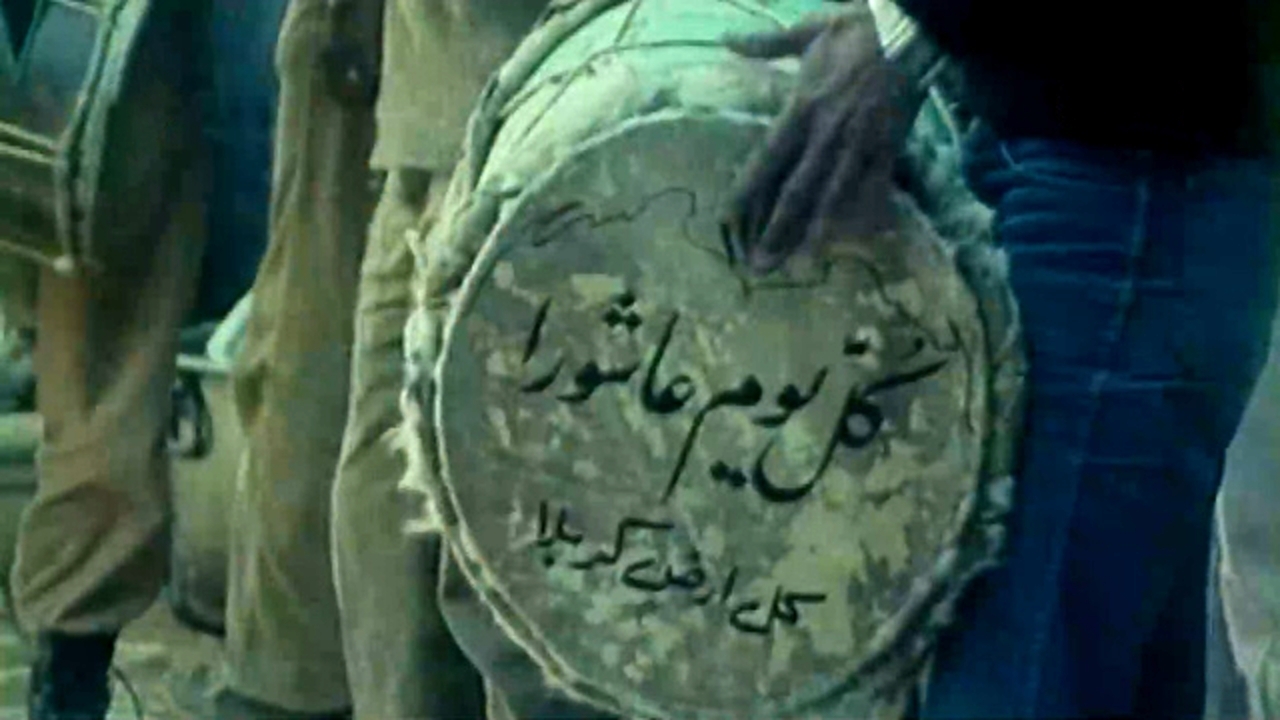 عزاداری رزمندگان در منطقه عملیاتی کربلای پنج + فیلم