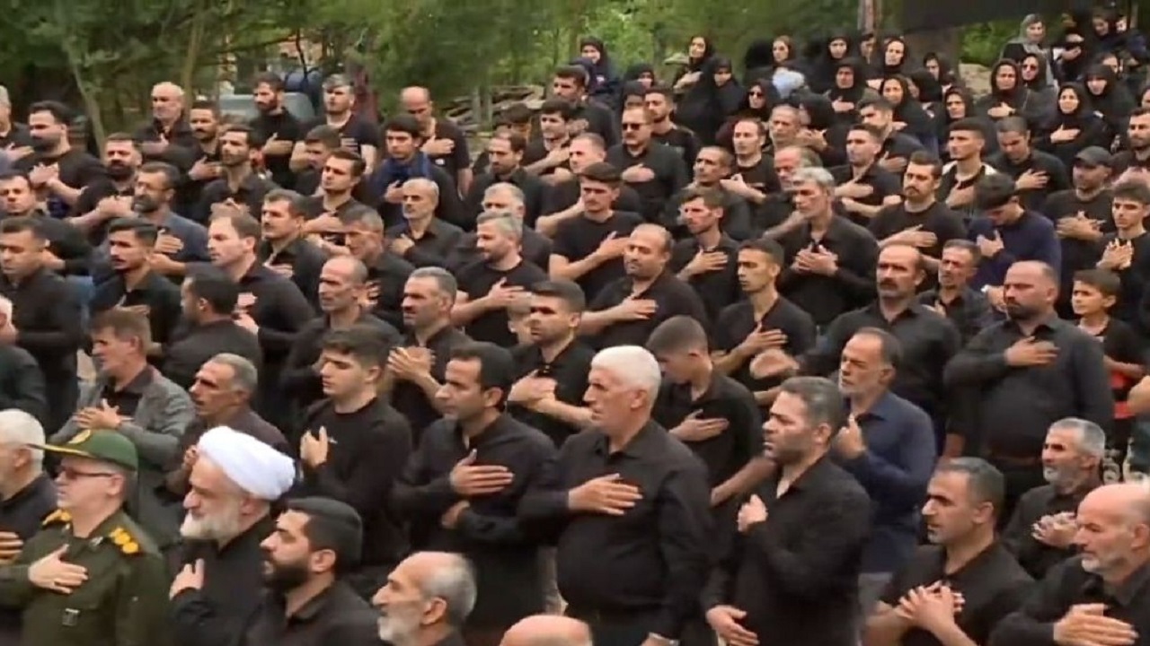 گیلانیان در سوگ سقای دشت کربلا + تصاویر