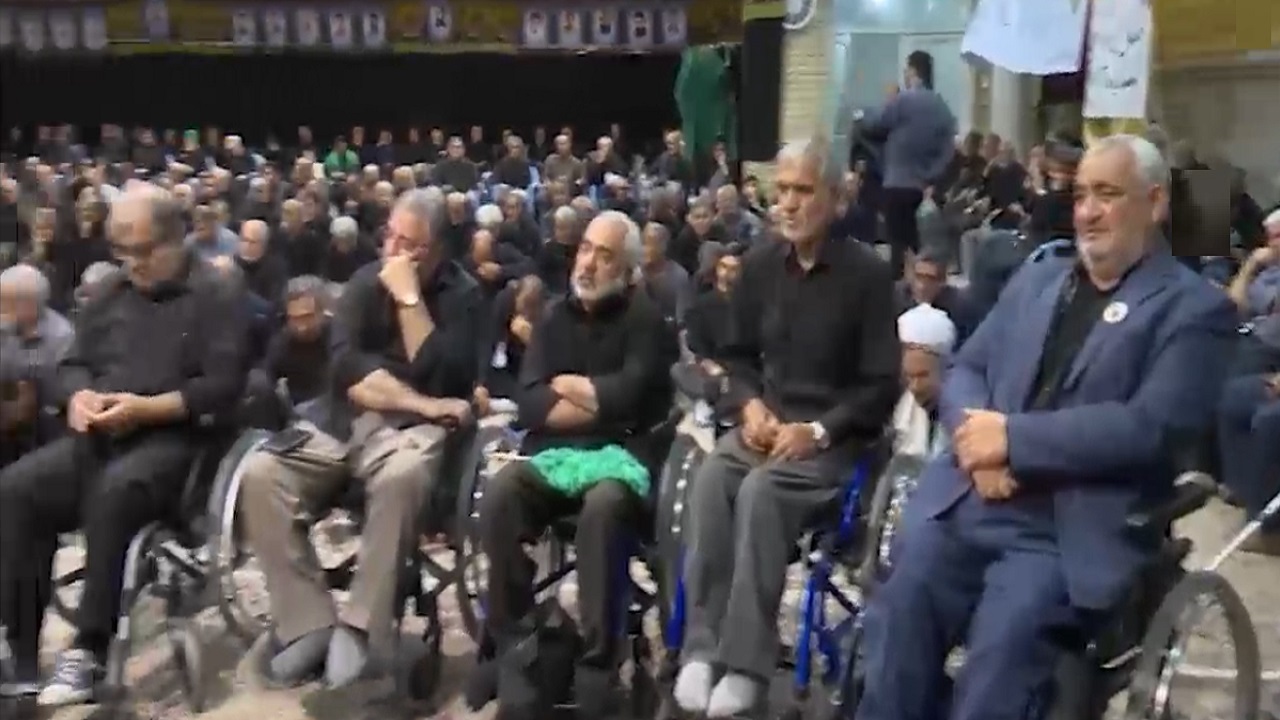 رسم ۲۵ ساله جانبازان قمی به یاد جانباز رشید کربلا+فیلم