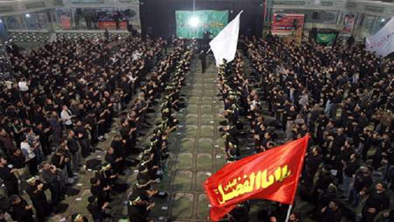 نوای حزن و ماتم روز تاسوعا در آسمان شهرکرد پیچید+فیلم