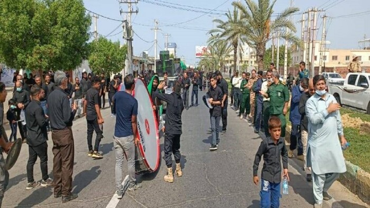 سیستان و بلوچستان عزادار علمدار کربلا شد +فیلم و تصاویر