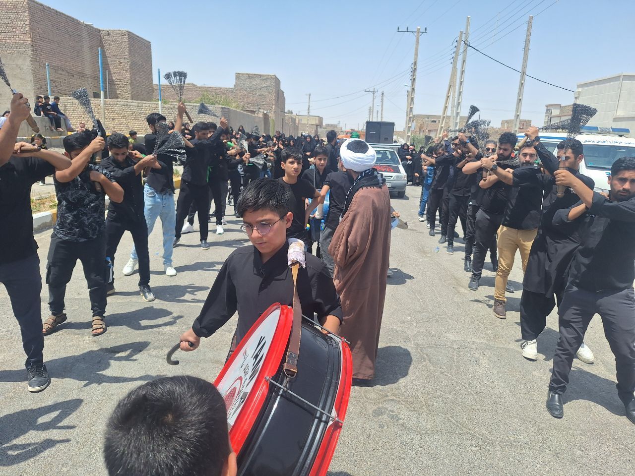سیستان و بلوچستان عزادار علمدار کربلا شد +فیلم و تصاویر
