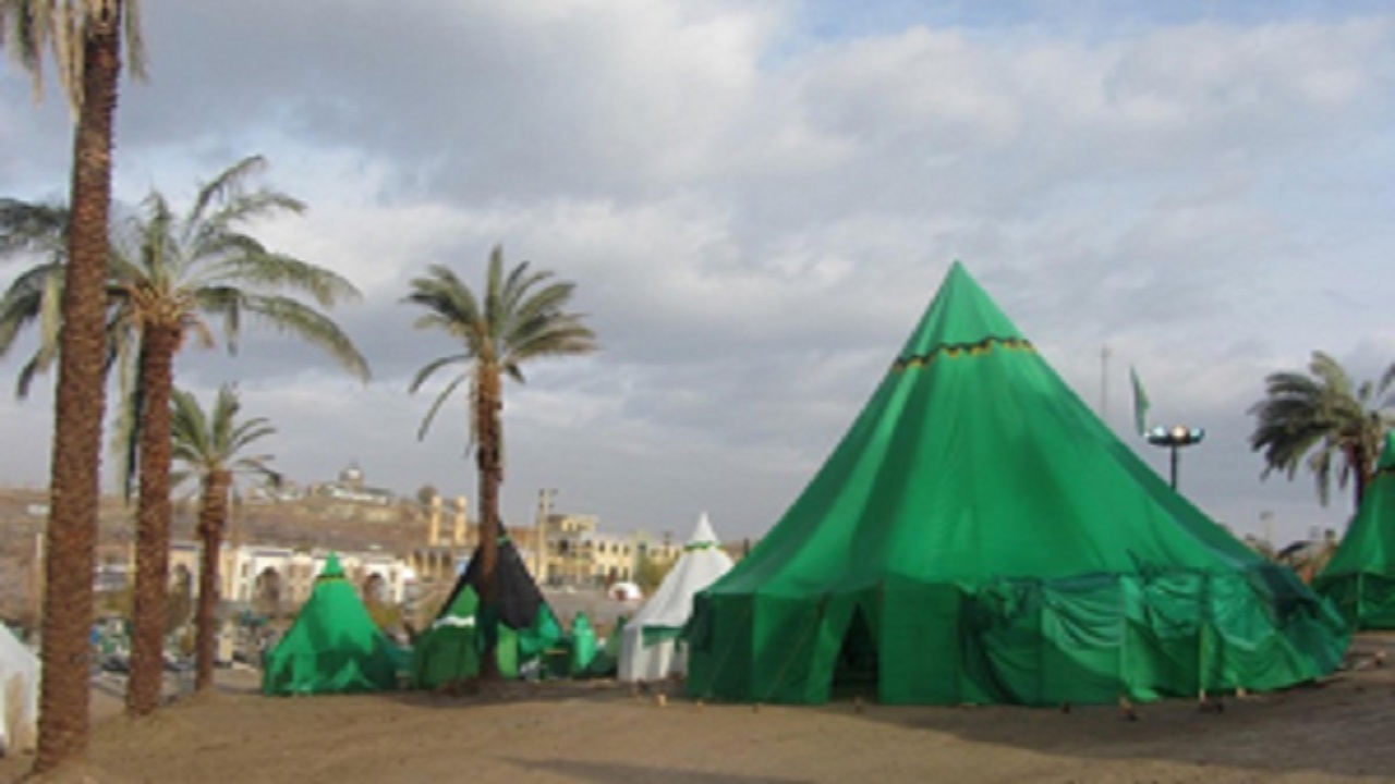 برگزاری آیین سنتی خیمه سوزان در طاقانک