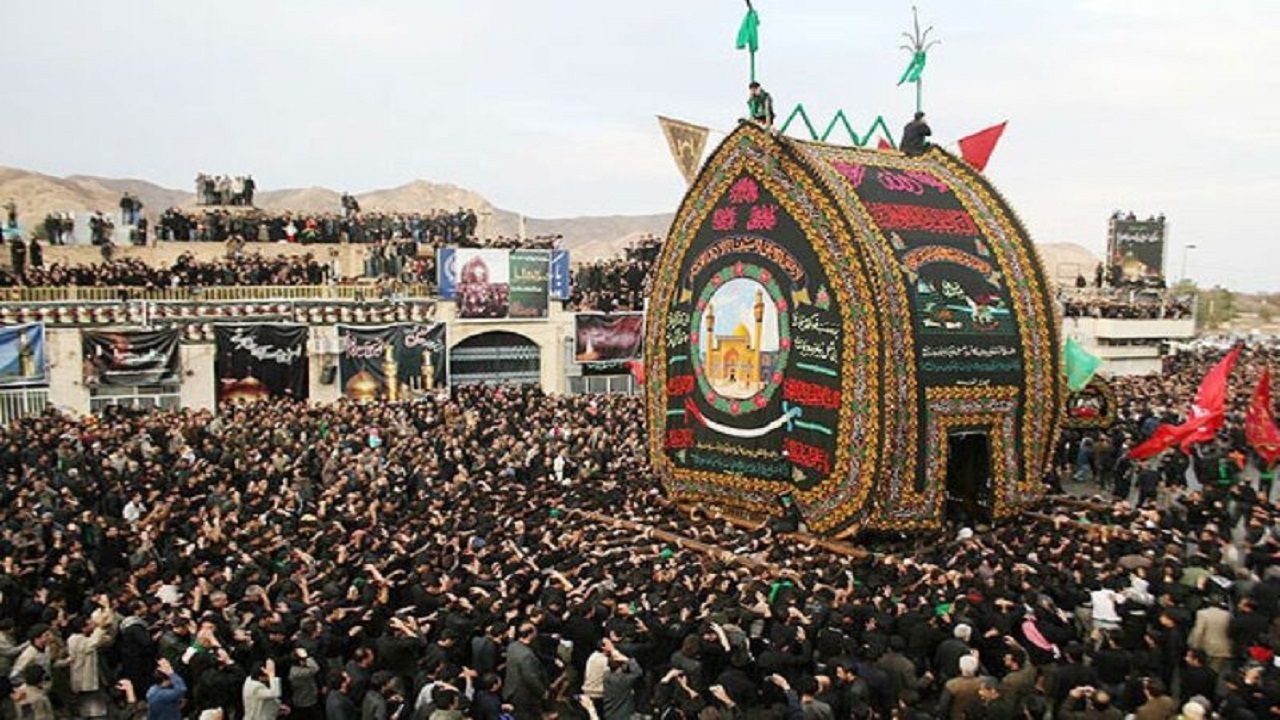 برگزاری مراسم نخل برداری در مهریز