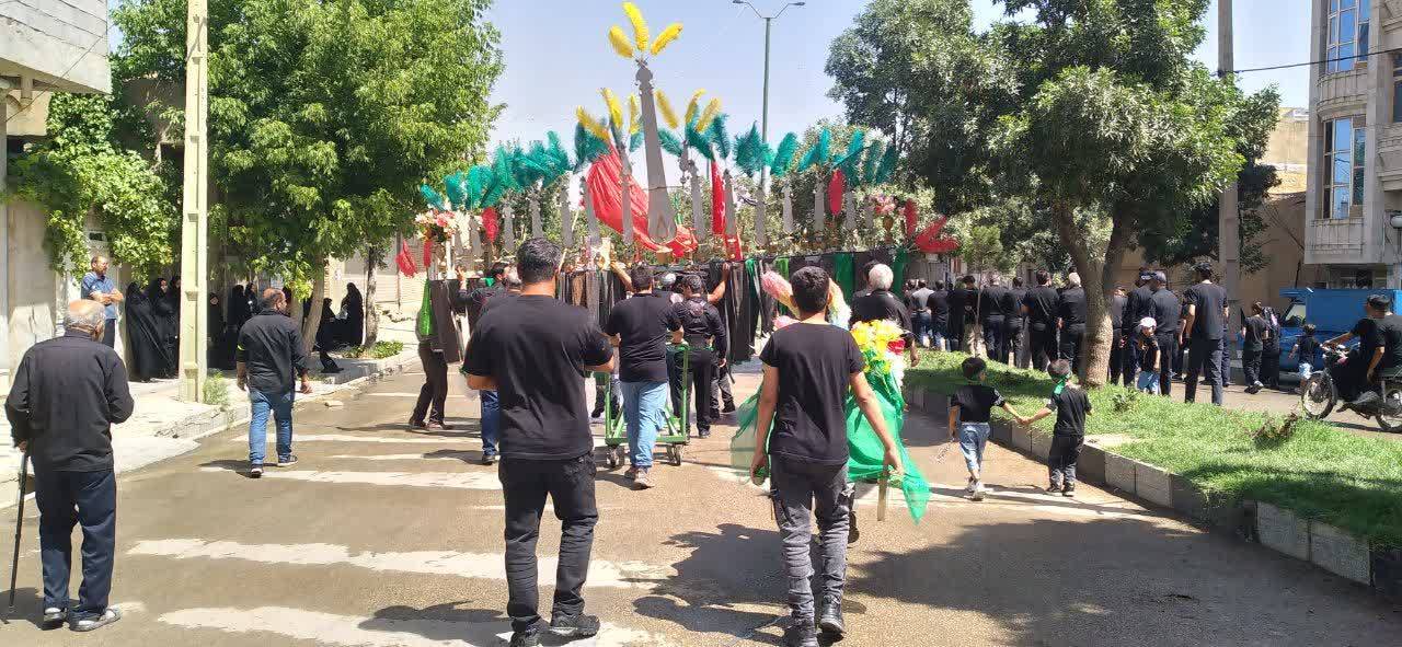 مراسم سوگواری و عزاداری در صالح آباد