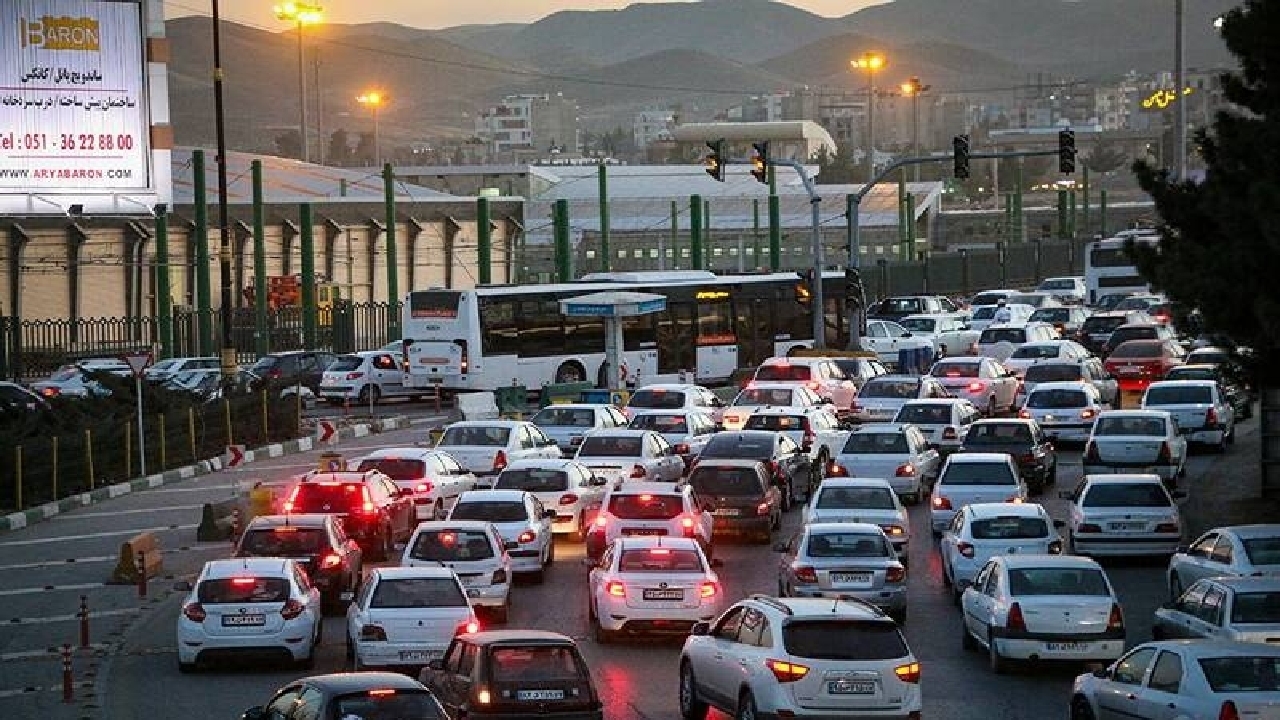 ترافیک نیمه‌سنگین در ورودی‌های مشهد
