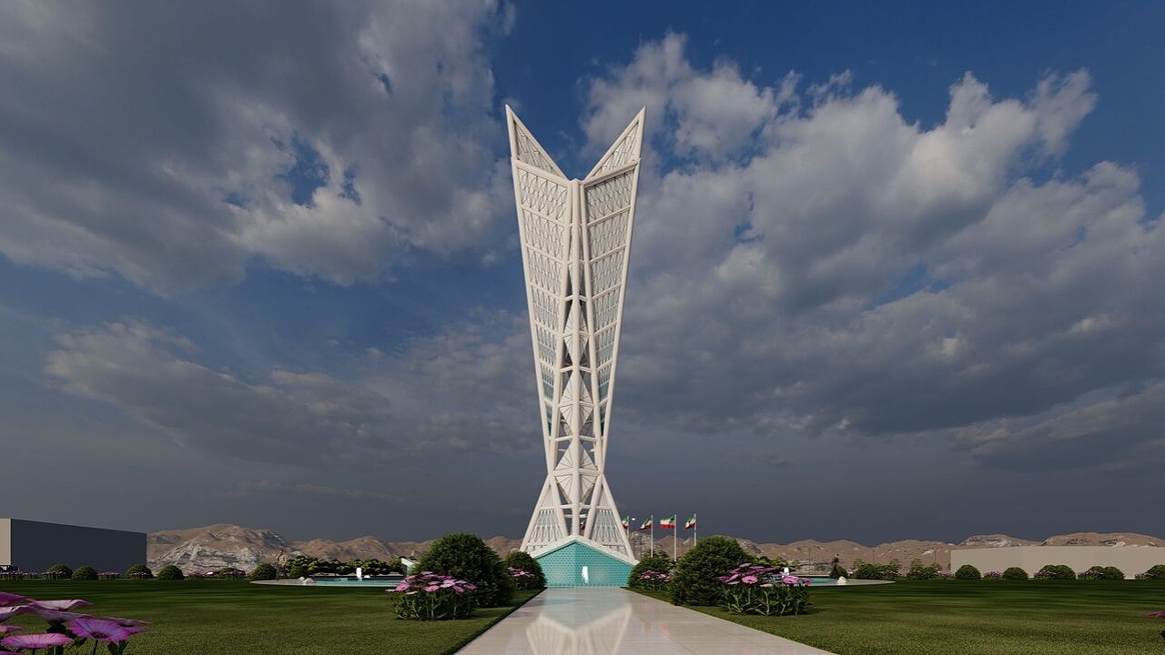 بلندترین المان سیستان و بلوچستان در سراوان نصب می‌شود